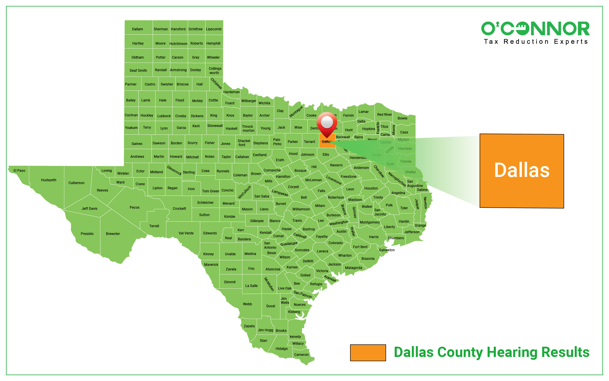 Dallas County Map location