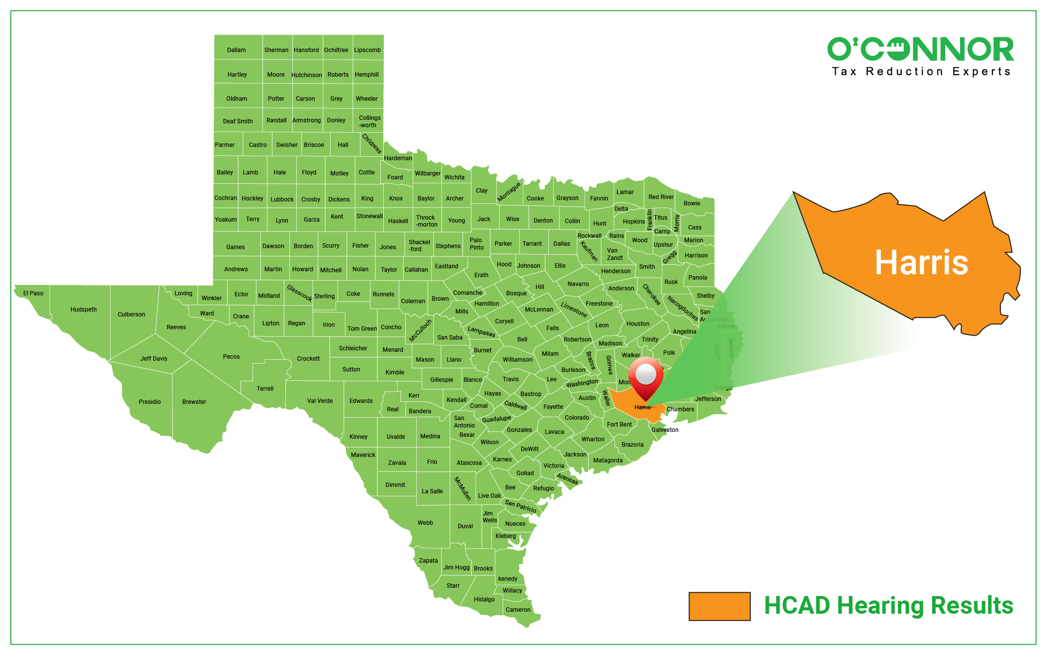 Harris County Map Location