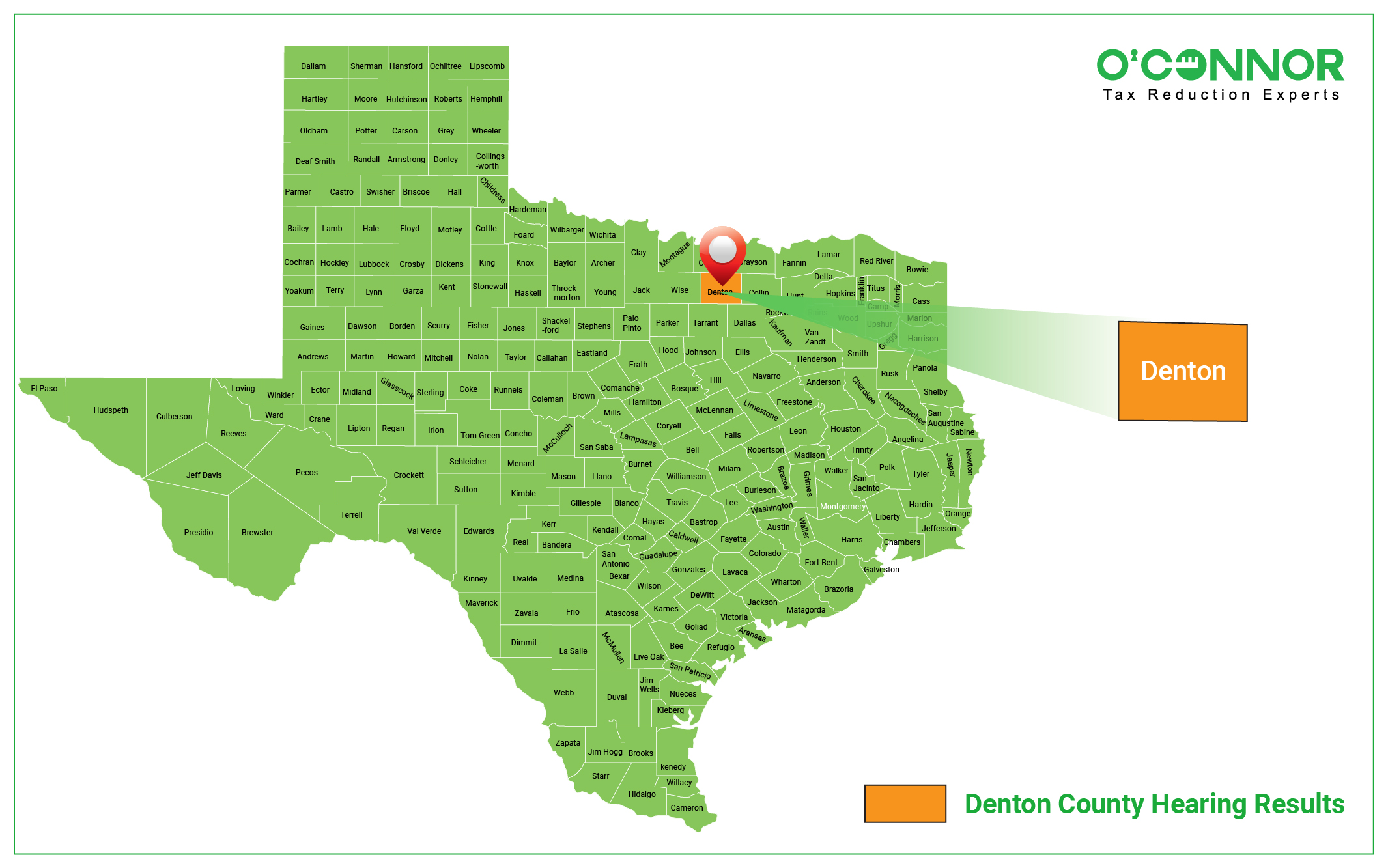 Denton CAD Map Texas