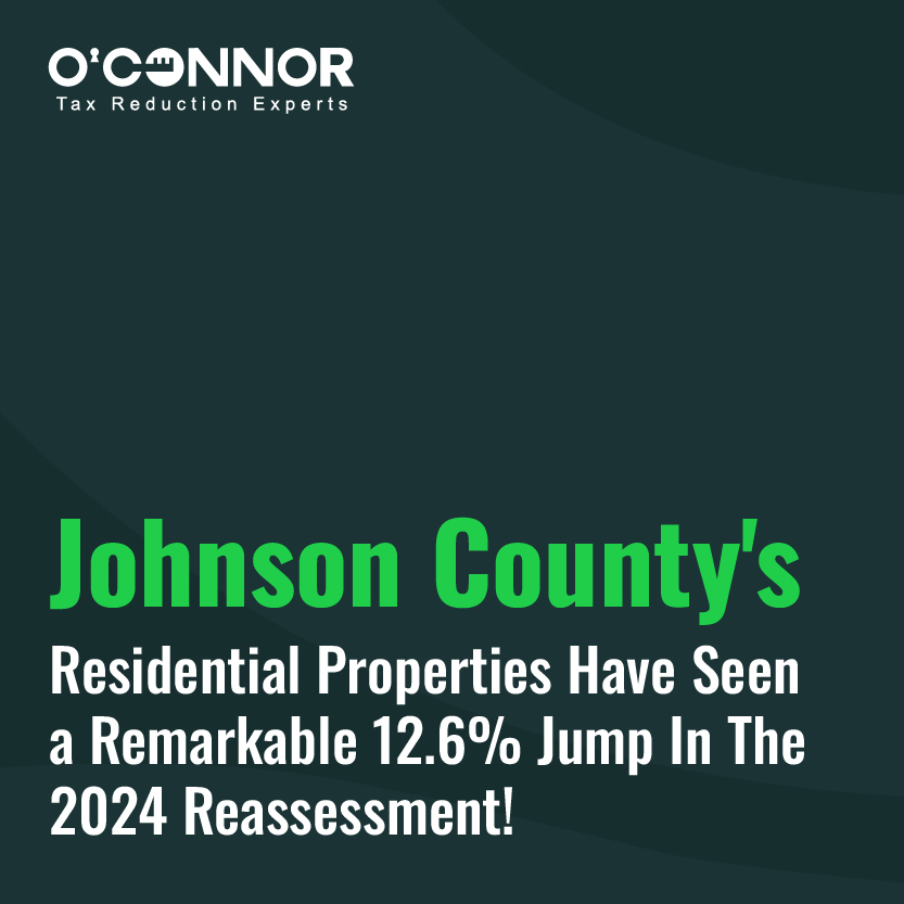 Johnson County residential properties have seen a remarkable 12.6% jump in 2024 reassessment.